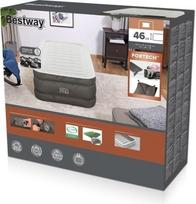 Bestway Fortech Air Mattress Twin with Built-in AC Pump and Antimicrobial Coating 1.91 m x 97 cm x 46 cm