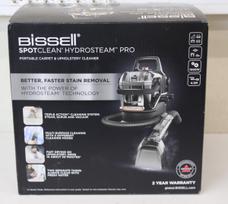 Bissell | Portable Carpet and Upholstery Cleaner | SpotClean HydroSteam Pro | Corded operating | Washing function | 1000 W | - V | Black | Warranty 24 month(s) | DAMAGED PACKAGING, USED, DIRTY,SCRATCHES,MISSING HYDRORINSE TOOL