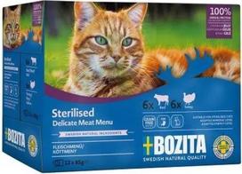 Bozita sterilised pieces in jelly with meat multibox - wet cat food -12 x 85g
