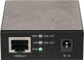 D-Link | 1000BaseT to SFP Standalone Media Converter | DMC-G01LC | Gigabit SFP port | 10/100/1000Mbps port