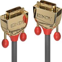 Lindy 20m DVI-D Single Link Cable, Gold Line