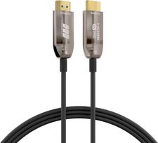 No Name EFB Elektronik HDMI-21-00007 HDMI cable 20 m HDMI Type A (Standard) Black, Stainless steel