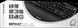 No Name QPAD MK-40 keyboard Gaming USB QWERTZ German Black