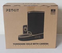 Petkit P571 (D4H) YumShare Solo Feeder with camera | PETKIT Feeder with Camera | P571 YumShare Solo | Capacity 3 L | White | USED, SCRATCHED ON BOWL, DIRTY | 24 month(s)