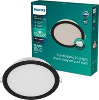 Philips Šviestuvas įleidžiamas Philips LED,16.5W,3000K, Ø15,juodas