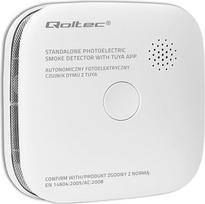 Qoltec Smoke detector with battery Tuya WiFi LED