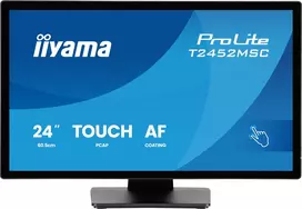 "60,5cm/24"" (1920x1080) iiyama ProLite T2452MSC-B2 16:9 FHD IPS 5ms 120Hz HDMI DisplayPort USB VESA Speaker Touch Black"