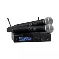 Shure SLXD24D+E/58 – Dviguba belaidė sistema su SM58 mikrofonų galvutėmis
