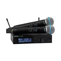 Shure SLXD24D+E/B58 – Dviguba belaidė sistema su „Beta 58“ mikrofonų galvutėmis