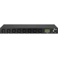 Inter-Tech PDU SA-0816 maitinimo paskirstymo įrenginys 8 AC išvestis(ys / čių) Juoda