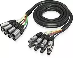 Behringer GMX-300CM Kabel 8 x XLR F - 8 x XLR M 3m