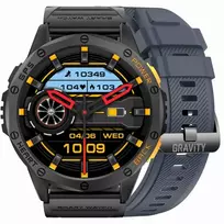 GRAVITY Smartwatch GT24-1 GPS with Silicone Strap / black/navy blue