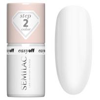 Hibridinis nagų lakas Semilac Easy Off L01 Coconut Milk, 7 ml