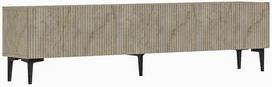 Televizoriaus spintelė Kalune Design Oscar, travertine sp., 31.4 cm x 180 cm x 45 cm
