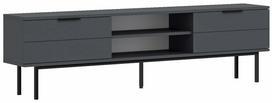Televizoriaus spintelė Kalune Design Paul, antracito sp., 29.6 cm x 180 cm x 50 cm