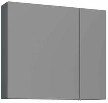 Pakabinama vonios spintelė su veidrodžiu Kalune Design Bari, matinė antracito sp., 16 cm x 75 cm x 66 cm
