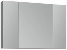 Pakabinama vonios spintelė su veidrodžiu Kalune Design Nuvola, pilka sp., 16 cm x 97 cm x 66 cm