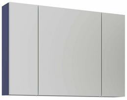 Pakabinama vonios spintelė su veidrodžiu Kalune Design Bari, matinė tamsiai mėlyna sp., 16 cm x 97 cm x 66 cm
