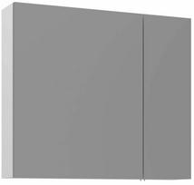 Pakabinama vonios spintelė su veidrodžiu Kalune Design Bari, balta matinė sp., 16 cm x 75 cm x 66 cm