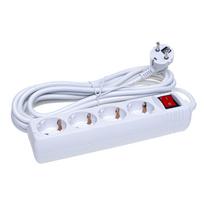 Ilgintuvas Stromtec G04MK, 5 m, 4 lizdai, su jungikliu