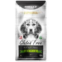 Visavertis sausas maistas suaugusiems mažų ir vidutinių veislių šunims su ėriena Euphoria Gluten Free EGF-0821 12 kg