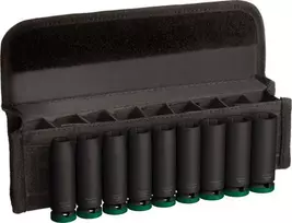 Bosch ilgų smūginių antgalių komplektas PRO Impact 1/2" 10-19 mm 9 dalių