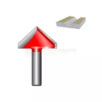 V formos griovelio freza Bosch Expert for Plasterboard 90°