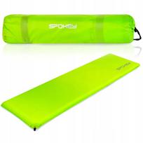 Savaime prisipučiantis turistinis kilimėlis Spokey Fatty, storas 5 cm, didelis 180x50x5 cm, žalias