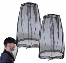 Kepurė su tinkleliu nuo uodų 2vnt. apsauginis tinklelis galvai nuo vabzdžių 46cm