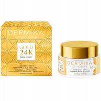 Dermika Luxury Gold 24K senėjimo požymius naikinantis kremas 65+ dienai ir nakčiai, 50 ml