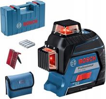 Linijinis lazeris BOSCH GLL 3-80 C, veikimo nuotolis 120 m, lagaminas, akumuliatorinis