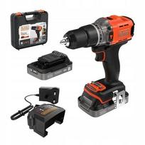 Smūginis gręžtuvas-suktuvas 45Nm, 18V Black+Decker [BCD383D2XK-QW]