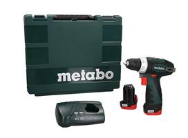Akumuliatorinis gręžtuvas-suktuvas Metabo PowerMaxx BS Basic 12V 2x2Ah