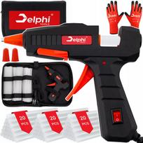 Delphi tools karštų klijų pistoletas 100W su 60 klijų pieštukų 7mm