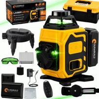 Lazerinis gulsčiukas Durabuild360 4D 16 linijų 360° su LCD ekranu