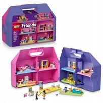 LEGO 42697 FRIENDS Kūrybinis lagaminas su lėlių nameliu