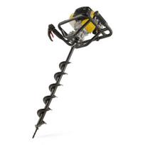 POWERPLUS POWXG50552 benzininis žemės grąžtas skylėms stulpams tvoroms ir medžiams sodinti 52cc 1.4kW 800mm Ø100mm