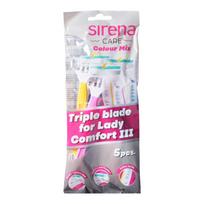SIRENA CARE LADY COMFORT III vienkartiniai skustuvai (5 vnt.)