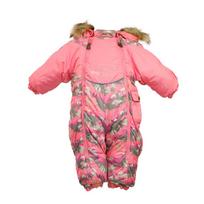Huppa Vaikų žieminis kombinezonas BENNY, pink pattern/ pink, 68