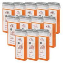 Vaško kasetė ItalWax TopLine Coral, 12x100 ml