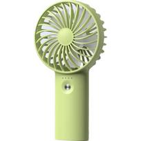 Ventiliatoriai, nešiojamas įkraunamas rankinis ventiliatorius, mažas USB ventiliatorius, 3 greičiai, puikiai tinka kelionėms į darbą ir biure, žalia