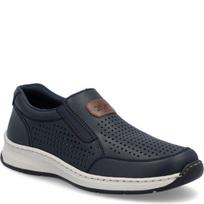 RIEKER Loaferiai vyrams, Mėlyna, Loafers, 46