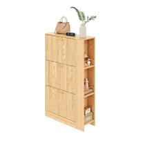 Medinis batų spintas, 3 durys, 70x24x115 cm, 1 vnt