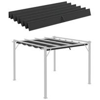 Pergolos stogo uždangalas su drenažo angomis 2.5x2.55m 1 vnt