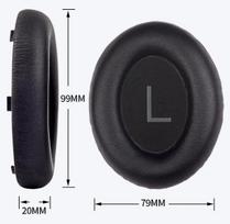 2x Ausų pagalvėlės Pagalvėlės Kempinės, skirtos BOSE 700 NC700 NATURAL LAMB LEATHER