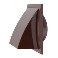 Išorinės ventiliacijos grotelės EUROPLAST ND10FVB, rudos