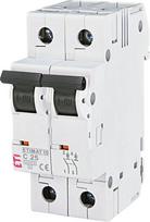 Automatinis jungiklis ETIMAT10, 2P, C, 10kA, 25 A