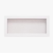 Grotelės židiniui HEARTH, baltos, 170 x 370 mm