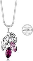 Levien Navette violetinė crystals pakabukas