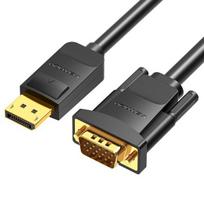 CABLE DP TO VGA 2M/BLACK HBLBH VENTION HBLBH (6922794746770)